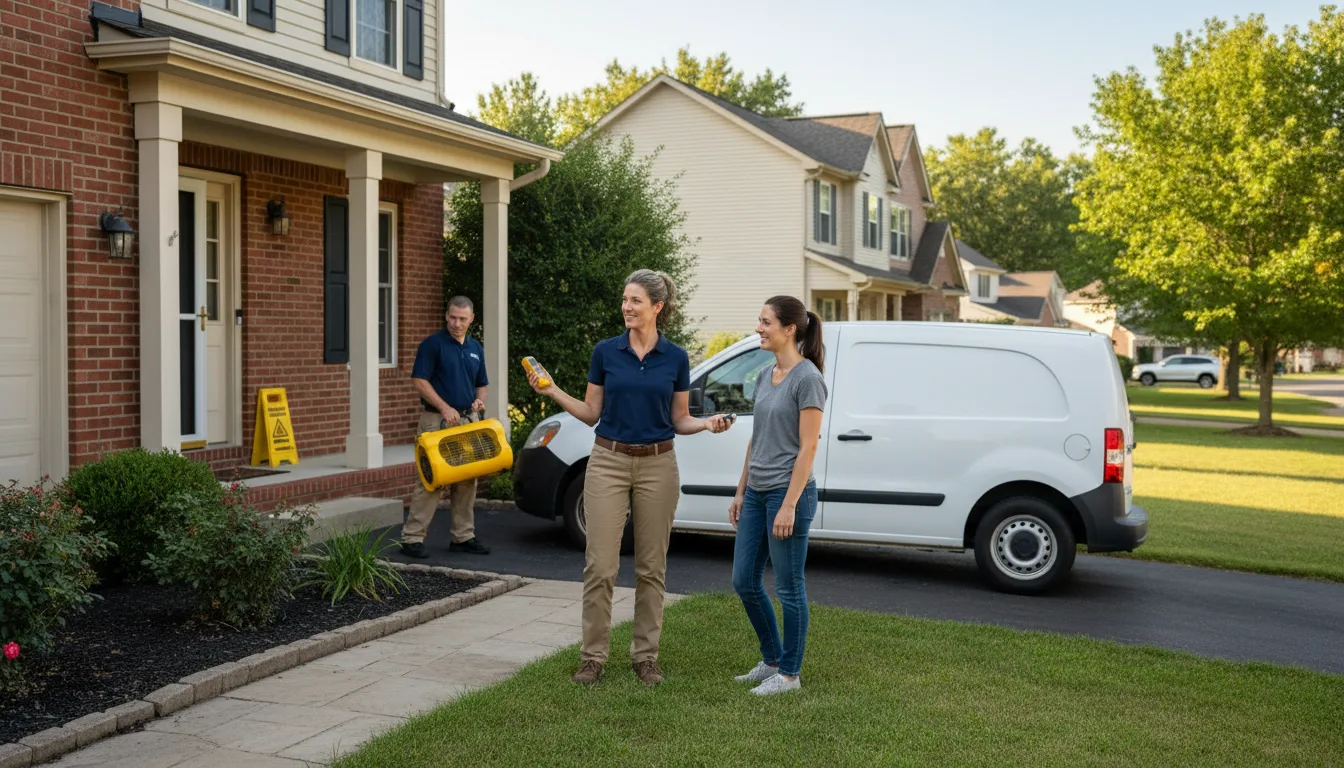 Residential water damage restoration in Nampa, ID